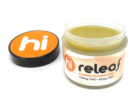 hi Releaf Plus * 100 mG THC / 50 mG CBD Infused Cannabis Balm