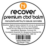 hi Recover CBD 50 mG Infused Balm