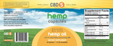 CBD Rich Organic Hemp Capsules Sixty - (60) - 7.5 mG Cannabidiol - by CBDS Brand